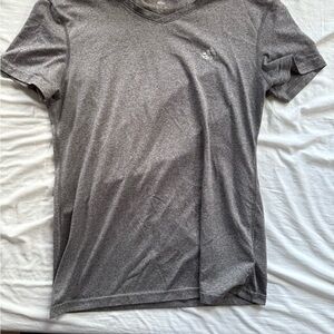 Adidas Women's Gray V-Neck Shirt